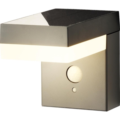 LED solar muurverl.sensor - Decoris