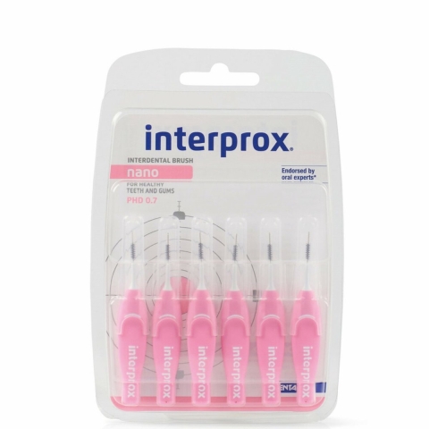 6x Interprox Ragers Nano Roze PHD 0.7 6 stuks