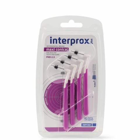 6x Interprox Plus Maxi Conical Paars PHD 2.3 4 stuks