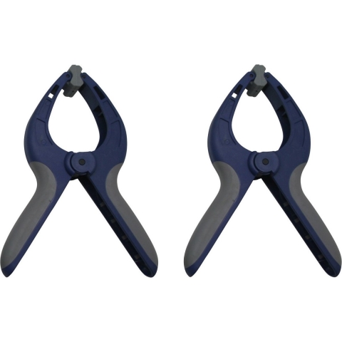 Benson Zeilklemmen / zeilclips - Set van 12x stuks - 9 inch/22 cm - Kunststof - Marktkraam klemmen -