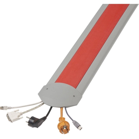 Serpa Kabelbrug 5.01093.3020 TPE (geurloos rubbermengsel) Lichtgrijs, Rood Aantal kanalen: 5 3000 mm Inhoud: 1 set(s)