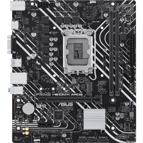 Asus PRIME H610M-K ARGB Moederbord Socket Intel 1700 Vormfactor Micro-ATX Moederbord chipset Intel® H610