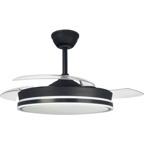 CristalRecord Plafondventilator Supereco Ø 106 cm zwart
