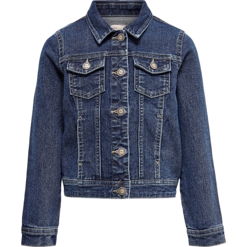 Kids Only Spijkerjas - Noos - KonSara - Medium+ Blue Denim - Kids Only - 7 jaar (122) - Spijkerjas