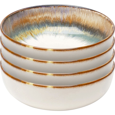 Kare Design Organic Kommen blauw 4st