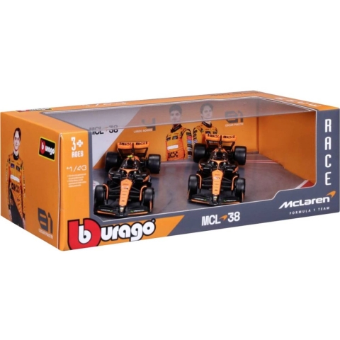 Bburago F1 McLaren MCL38 ´24 2er-Set 1:43 Auto