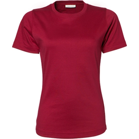 Tee Jays TJ580N Women´s Interlock Tee - Deep Red - 3XL