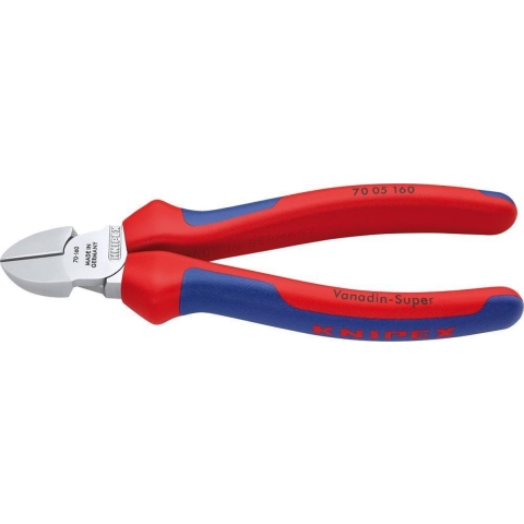 Knipex Zijsnijtang verchroomd met meer-componentengrepen 125 mm - 7005125
