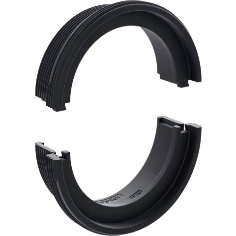 CONTA-CLIP KDS-RGA M40 BK Schroefdraad- en vergrendelingsadapter Plaatdikte (max.): 7 mm Polyamide 6.6 Zwart 5 stuk(s)