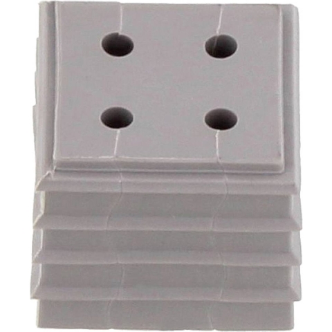 CONTA-CLIP KDS-DE 4X2-3 GR Afdichtingselement Thermoplastisch elastomeer Grijs 10 stuk(s)