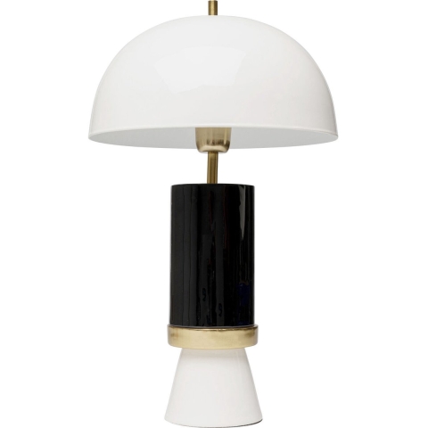Kare Design Josy Tafellamp wit en zwart