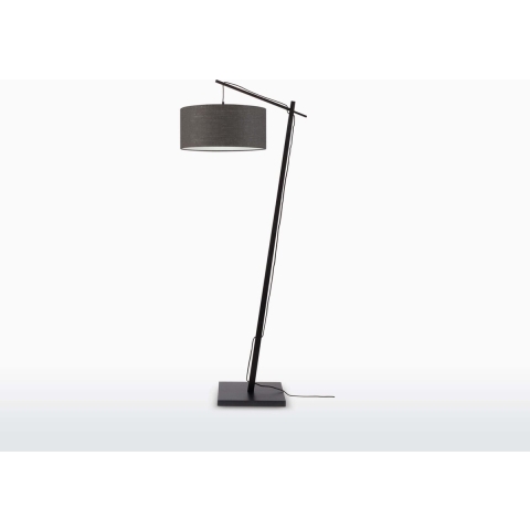 GOOD&MOJO Vloerlamp Andes - Zwart|Donkergrijs - 72x47x176cm