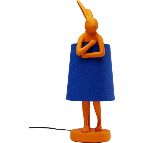 Kare Design Animal Tafellamp konjin 50cm oranje en blauw