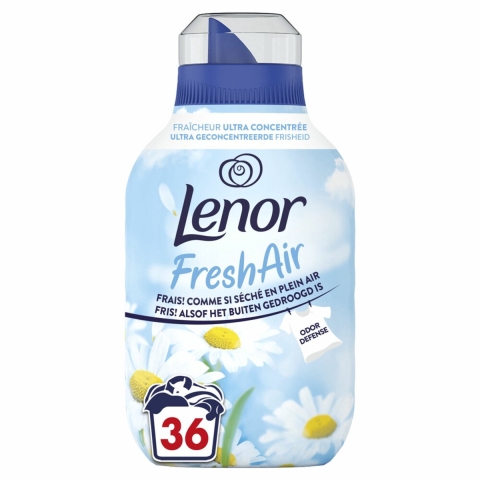 6x Lenor Wasverzachter Fresh Air Sensitive 36 Wasbeurten 504 ml
