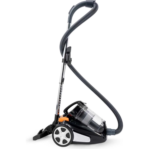 Nedis Zakloze Stofzuiger | 700 W | 3.0 l | Combi-Borstel | 8.5 m | HEPA | Antraciet / Oranje / Zwart - VCBS250GY