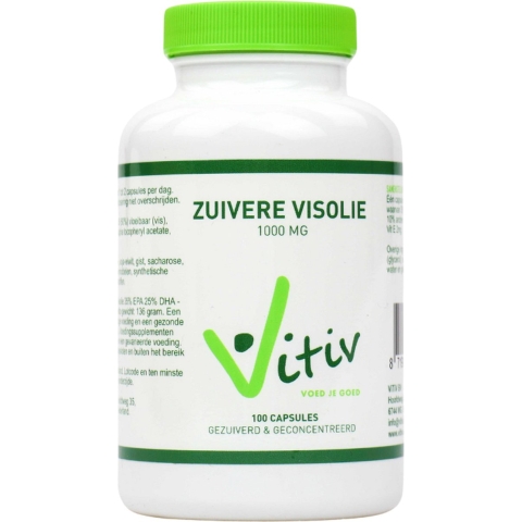 Vitiv Zuivere Visolie 1000mg Capsules