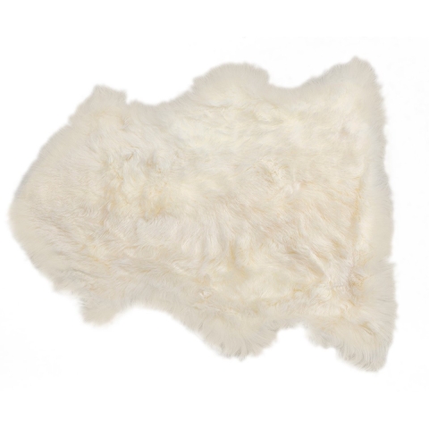 Kare Vloerkleed Heidi Wit 85x65cm