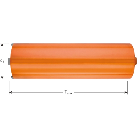 Rotec Diamantboor DROOG 62x400xM16 (4) 24x4,0x9,0 - 7750620