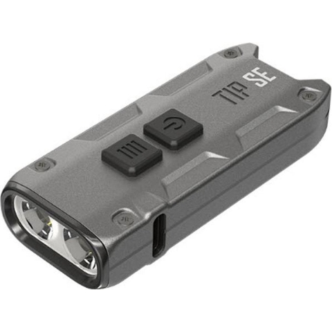 NiteCore TIP SE grau Zaklamp werkt op een accu LED 700 lm 26 g