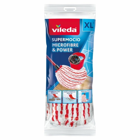 12x Vileda Super Mocio Microvezel&Power Navulling