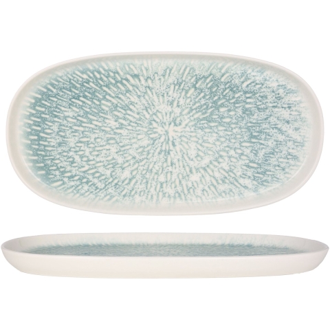 Rinart Serveerschaal - Asel - Porselein - 35x18 cm - set van 2