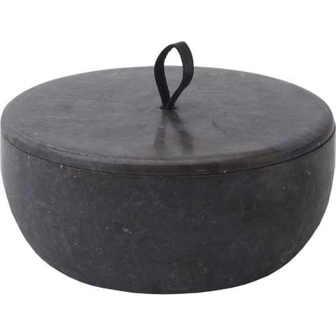 Schaal Met Deksel Hammam Dark Grey-98