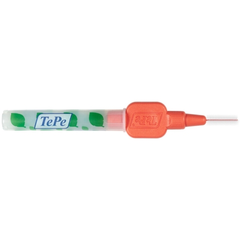 6x TePe Ragers Extra Zacht 0,5 mm Lichtrood 6 stuks