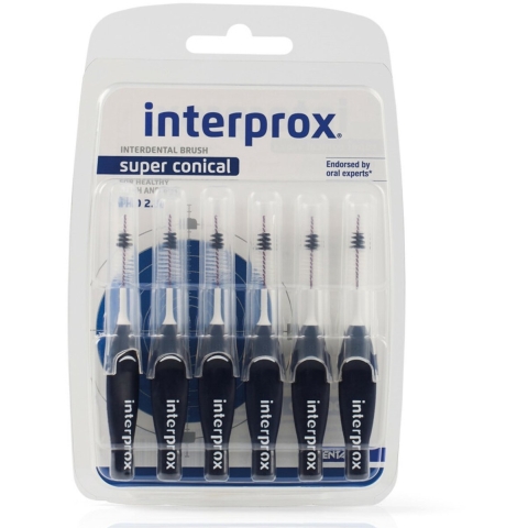 6x Interprox Ragers Super Conical Donkerblauw PHD 2.0 6 stuks