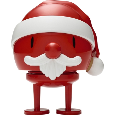 Hoptimist Medium+ Santa Claus Bumble - 10 cm - Rood - Hoptimist - OneSize - Decoratief figuur