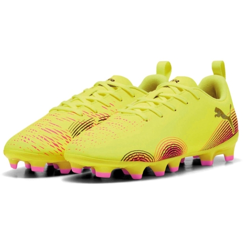 Puma Voetbalschoenen - Toekomst 8 Play FG/AG Jr - Geel - Puma - 38,5 - Voetbalschoenen
