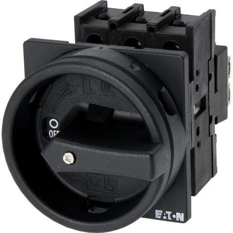 Eaton P1-25/EA/SVB-SW Nokkenschakelaar Uitschakelbaar 25 A 690 V 1 x 90 ° Zwart 1 stuk(s)