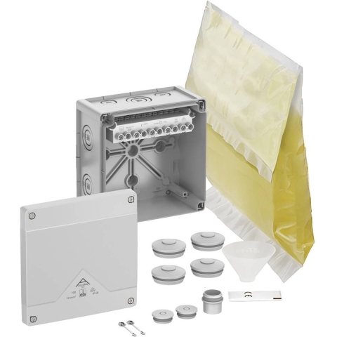 Spelsberg Abox Pro XT-10² Aftakkast (l x b x h) 152 x 152 x 85 mm Grijs IP66, IP68 1 stuk(s)