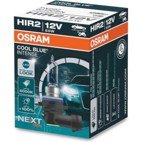 OSRAM 9012CBN Halogeenlamp Cool Blue Intense HIR2 55 W 12 V