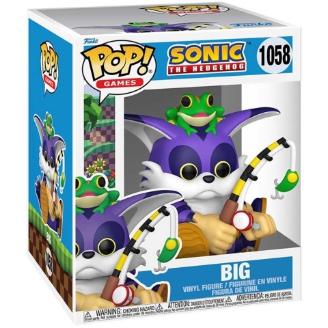 Sonic The Hedgehog Funko Pop Vinyl: Big The Cat with Froggy