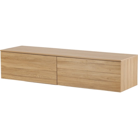 Nest living Leona Dressoir Naturel - Hout - Zwevend - B 160 cm