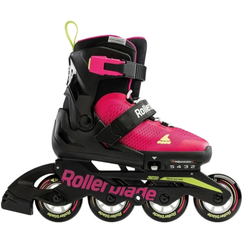 Rollerblade Rolschaatsen - Microblade - Zwart/Roze - Rollerblade - 36/40 - Rolschaatsen