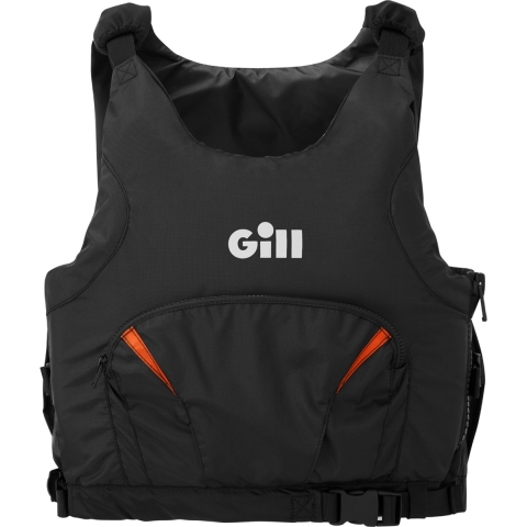 Gill Pro Racer 50N zwemvest zwart/oranje, S (50-60 kg)