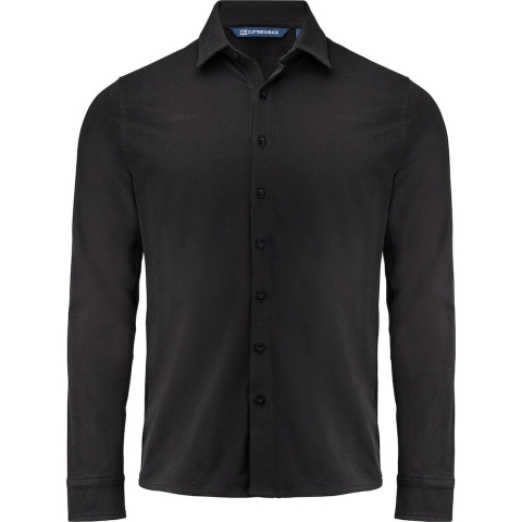 Cutter & Buck 352412 Hedley Stretch Shirt Heren - Zwart - XL