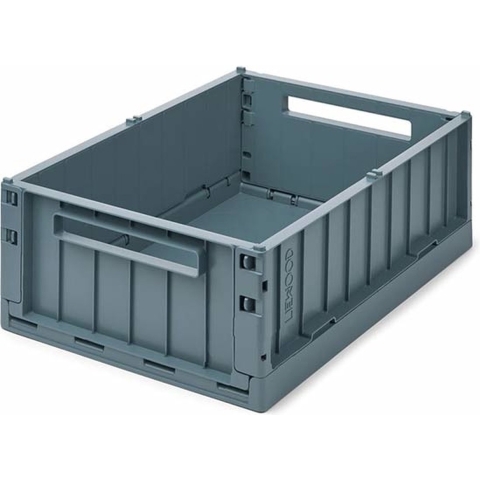 Liewood Vouwbare box - 50x36x19,5 cm - Large - Weston - Whale Bl - Liewood - OneSize - Vouwbare box