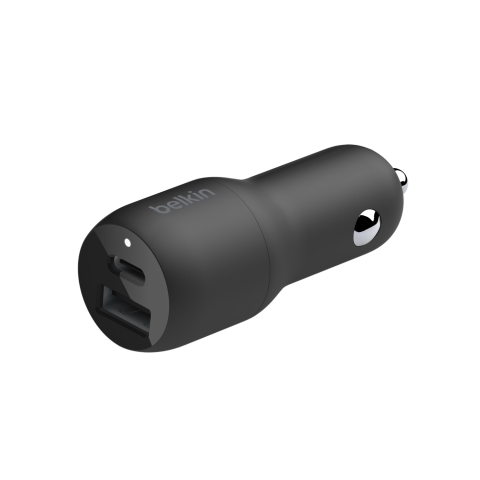Belkin Dual Autolader 37w - 25w Usb-c Pd Pps + 12w Usb-a