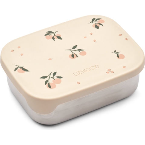 Liewood Brooddoos - Silicone/Staal - Arthur - Peach/Sea Shell Mi - Liewood - OneSize - Brooddoos