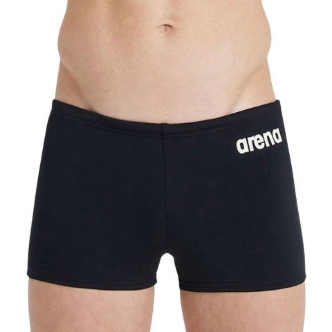 Arena Zwemslips - Jongens Team Zwembroek Short - Zwart - Arena - 10-11 jaar (140-146) - Badmode