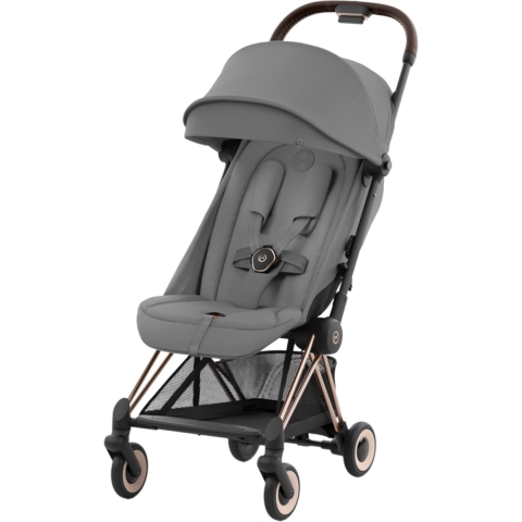 Buggy Cybex Coya Mirage Grey/Dark Grey - Rosegold Frame