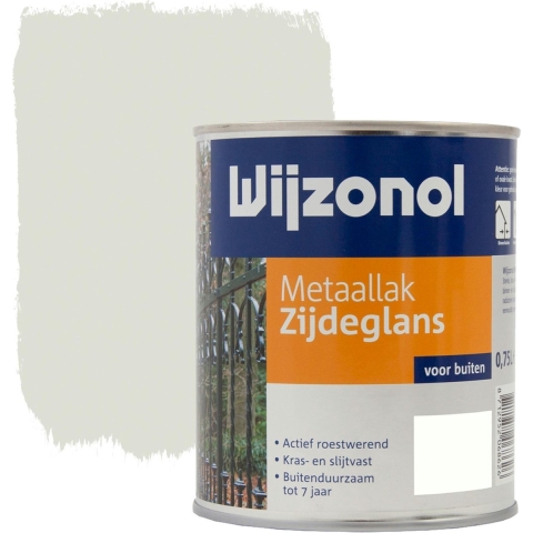 Wijzonol Metaallak Zijdeglans - RAL 9001 - 0,75L
