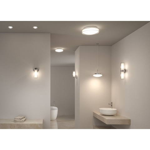 Paulmann Luena LED-lamp voor vochtige ruimte LED 11.5 W Warmwit Glas, Chroom