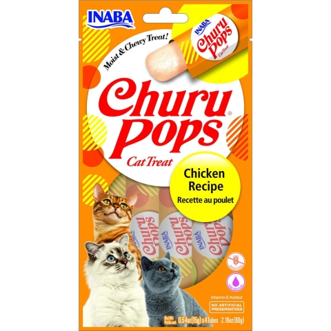 Inaba Ciao Churu Pops kip kattensnack 48 x 15 g