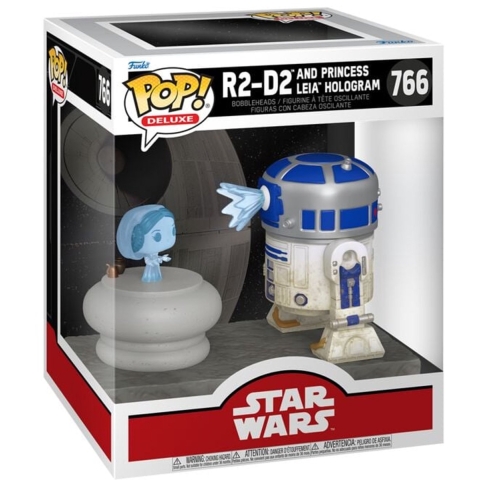 Star Wars Funko POP Vinyl Deluxe: R2-D2 with Leia