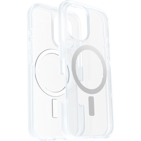 Otterbox React Backcover Apple iPhone 16 Transparant Inductieve lading, MagSafe compatible