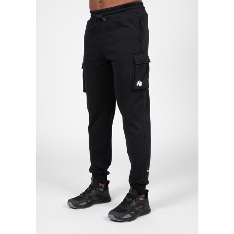 Gorilla Wear Hudson Cargo Joggingbroek - Zwart - M