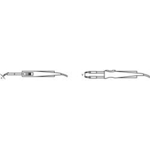 Weller WTA-4 Soldeerpunt Beitelvorm, 45° gebogen Grootte soldeerpunt 12.5 mm Inhoud: 2 stuk(s)